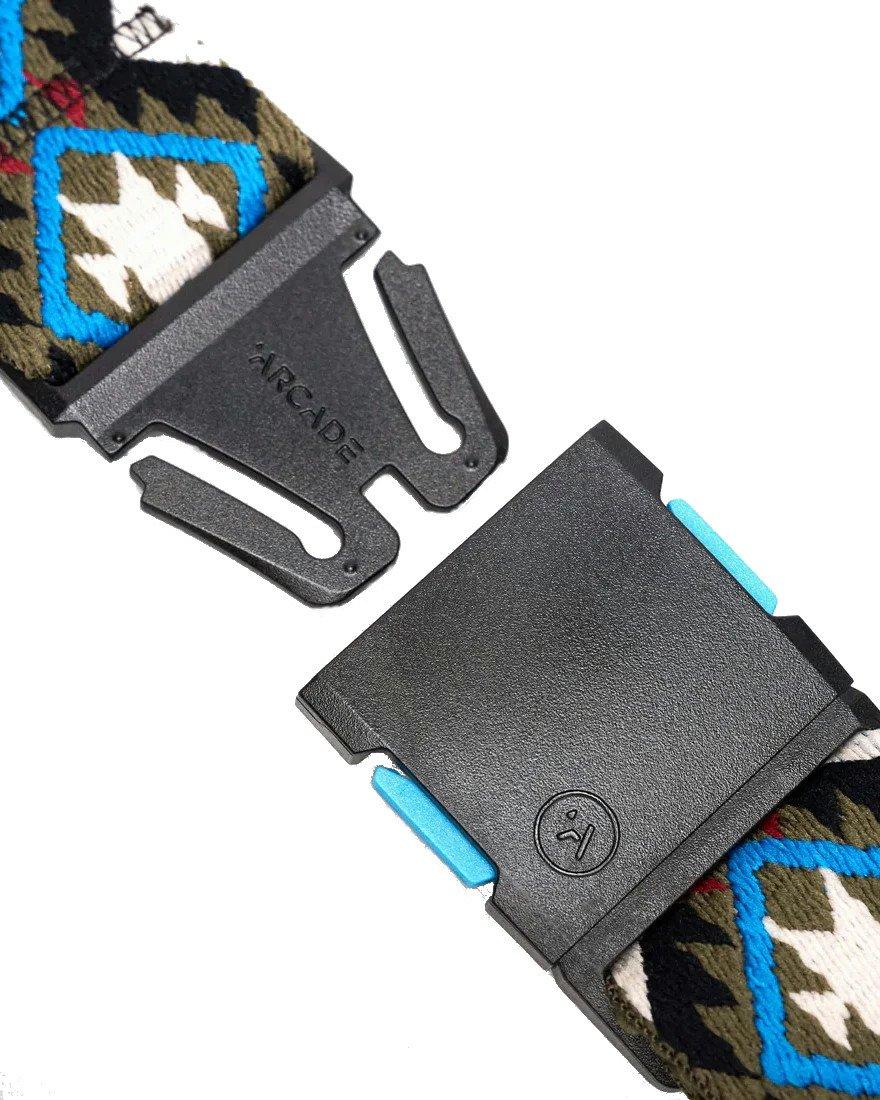 Unisex Twilight Belt - Oat & Turquoise - Image 3