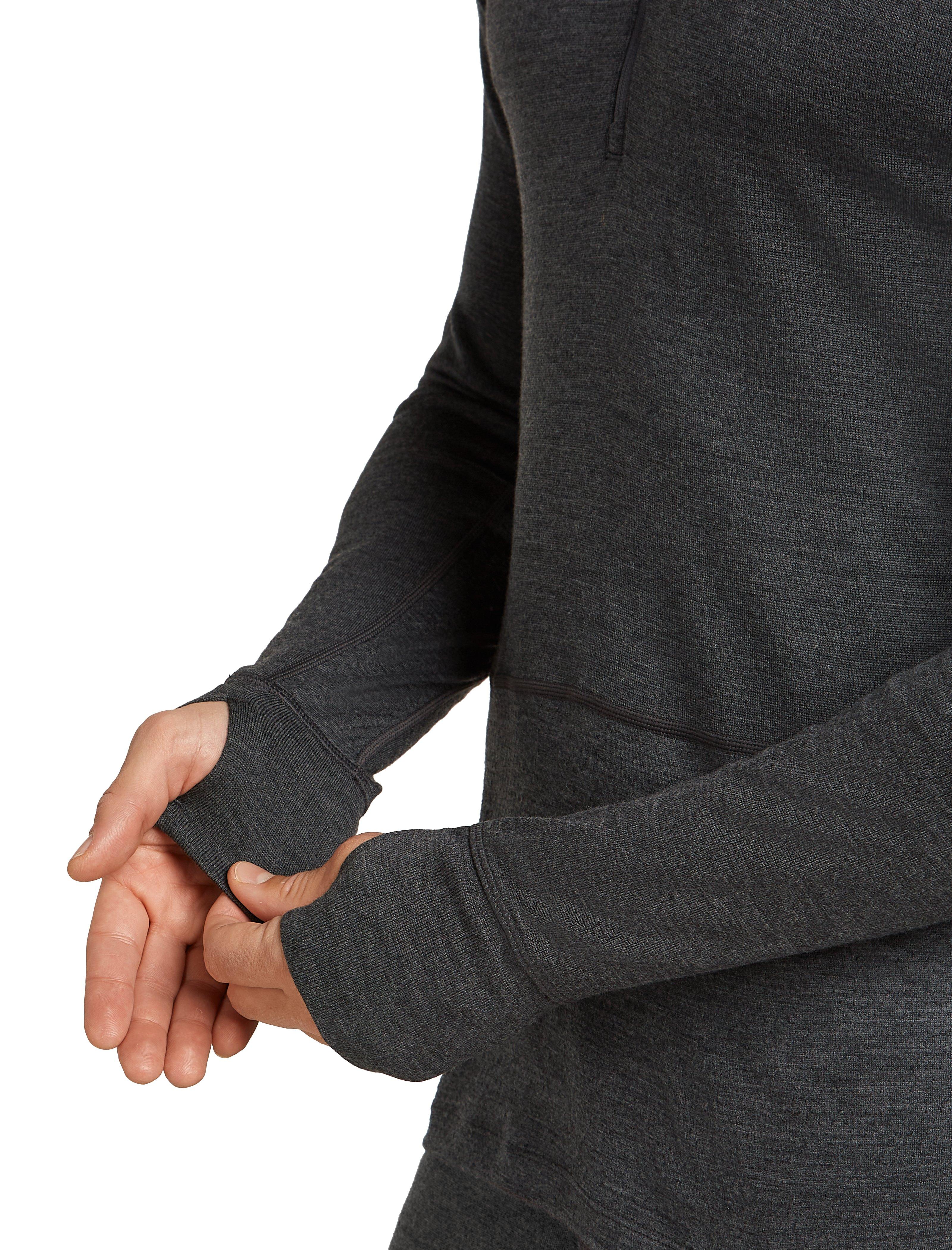 Men's 260 Zoneknit Long Sleeve Half Zip - Grey - Image 4
