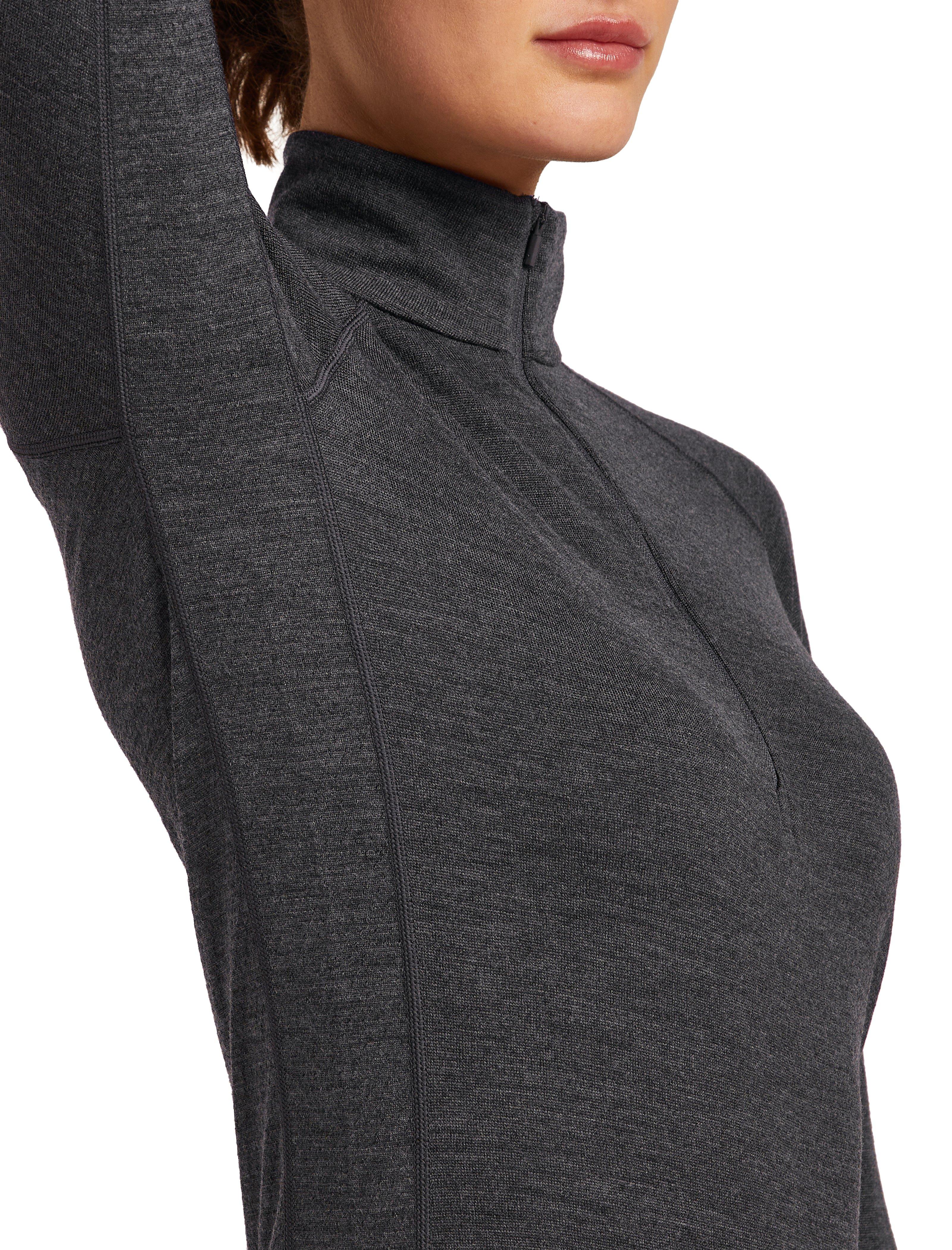 Women's 260 Zoneknit Long Sleeve Half Zip - Grey - Image 3