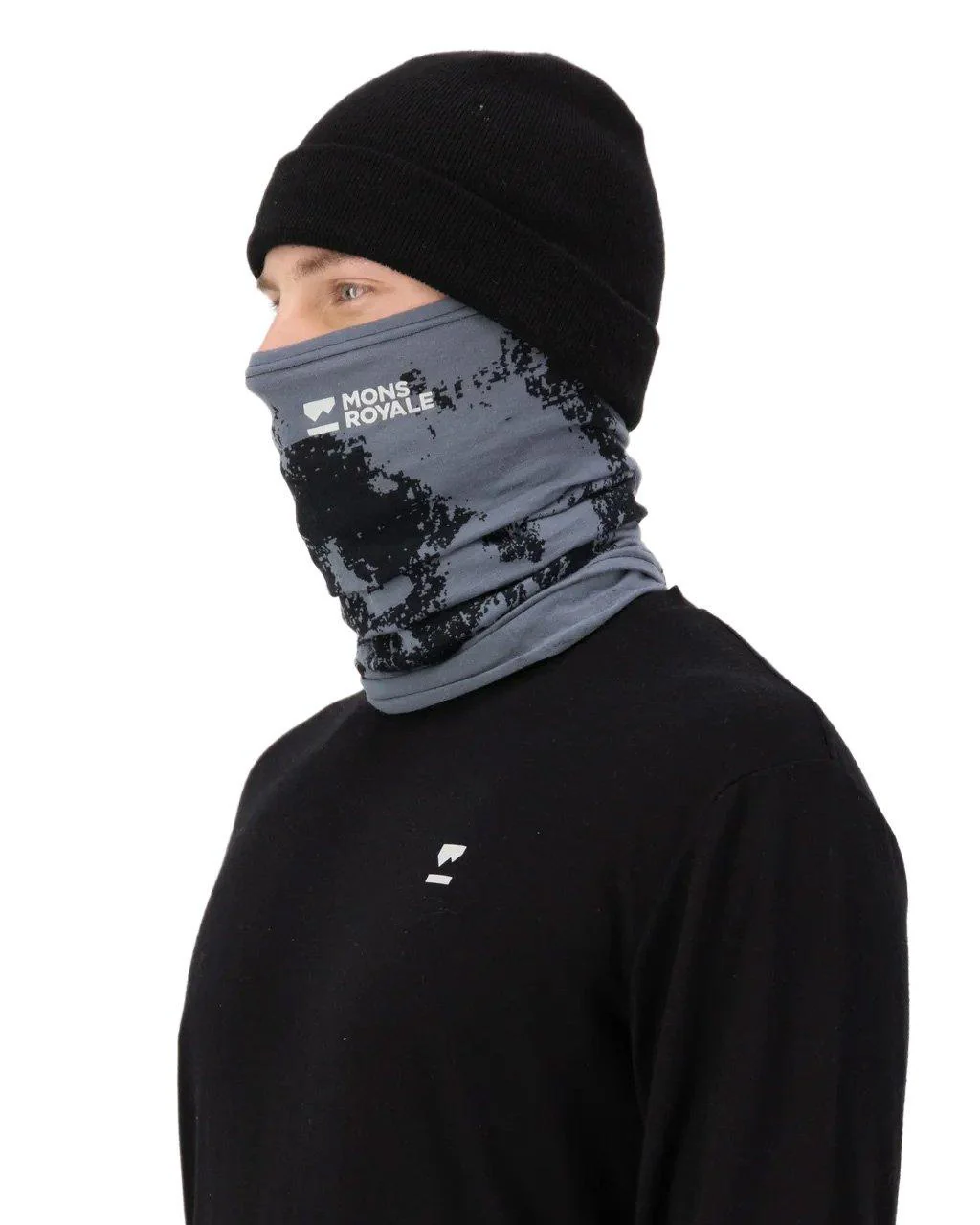 Unisex Daily Dose Neckwarmer - Grey - Image 4